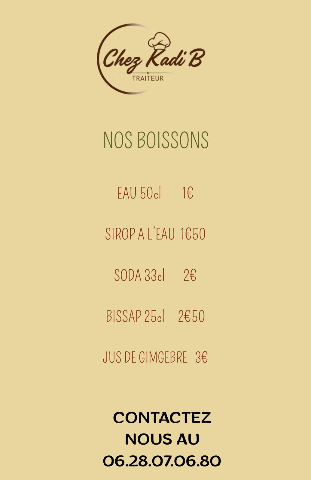 Image pour NOS BOISSONS